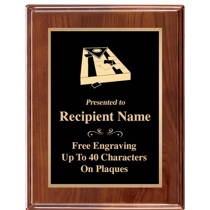 7X9 GD TRIM AMADEUS PIANO PLQ