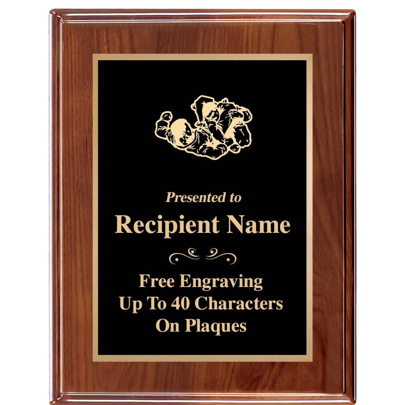 7X9 GD TRIM AMADEUS PIANO PLQ