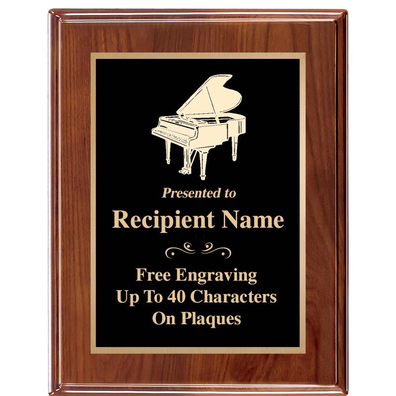 7X9 GD TRIM AMADEUS PIANO PLQ