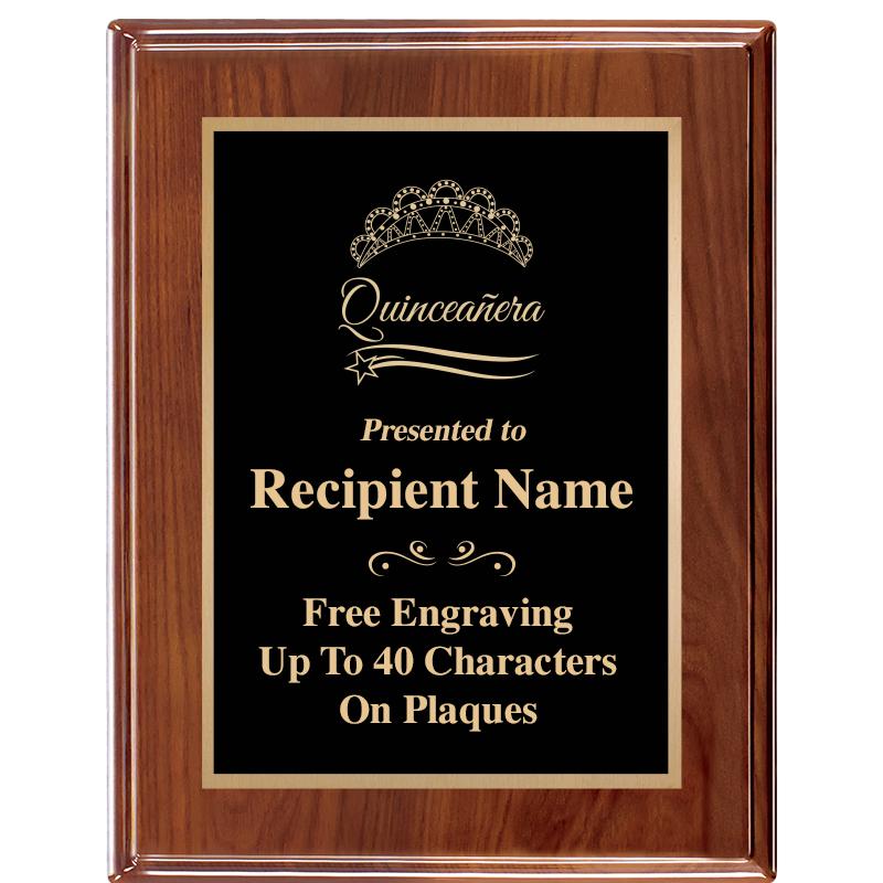 7X9 GD TRIM AMADEUS PIANO PLQ