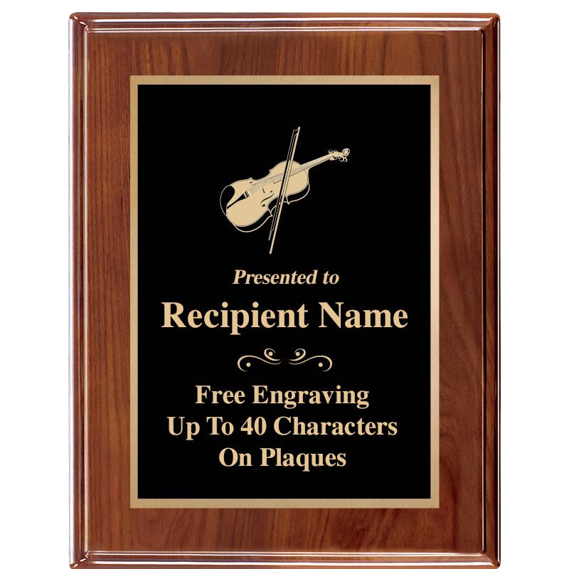 7X9 GD TRIM AMADEUS PIANO PLQ