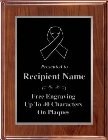 Amadeus Silver Border Piano Charity Plaques