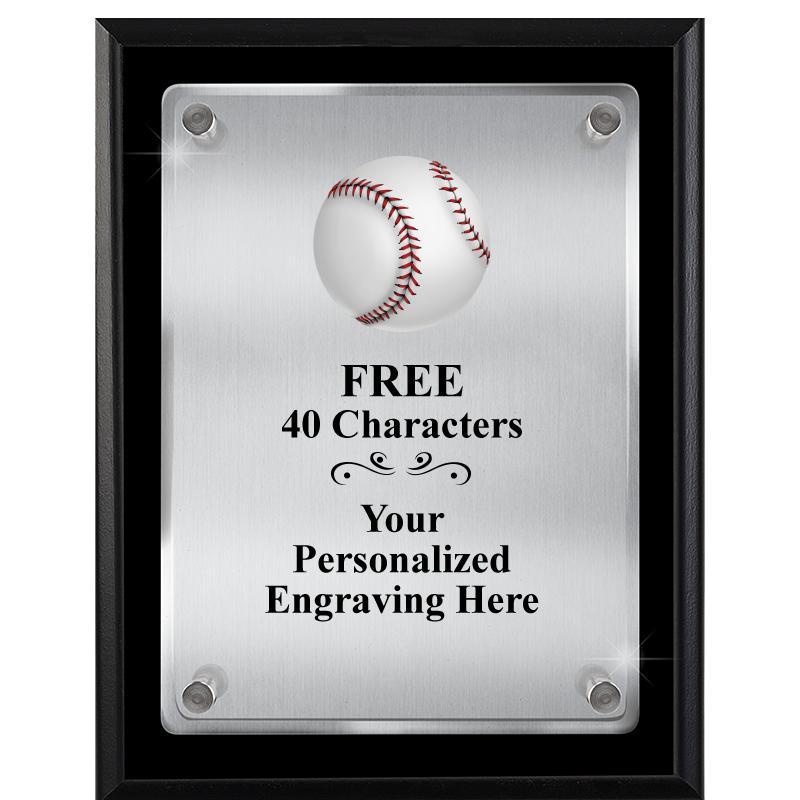 7" X 9" FLOATING ACRYLIC PLQ