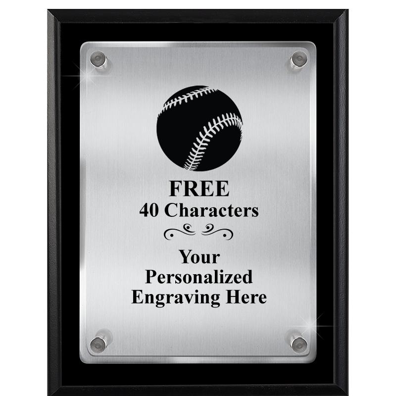 7" X 9" FLOATING ACRYLIC PLQ