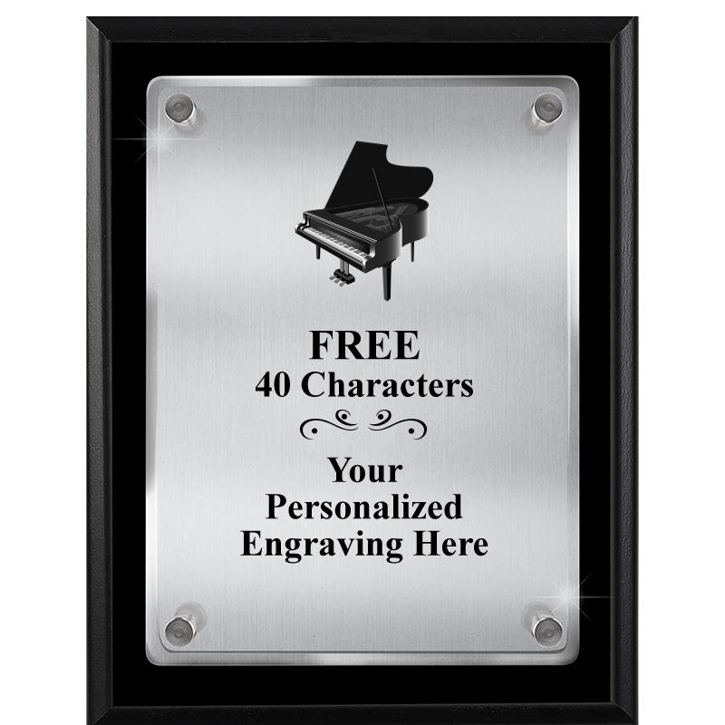 7" X 9" FLOATING ACRYLIC PLQ