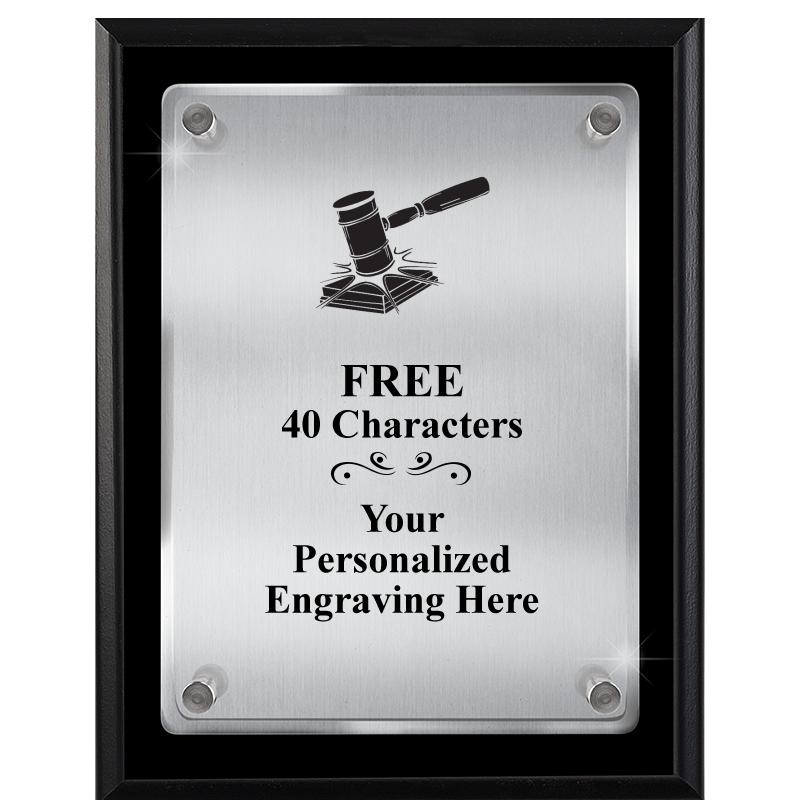 7" X 9" FLOATING ACRYLIC PLQ