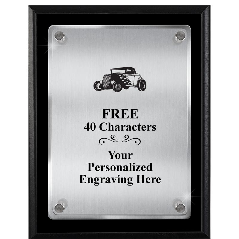 7" X 9" FLOATING ACRYLIC PLQ