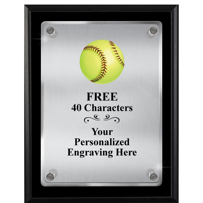 7" X 9" FLOATING ACRYLIC PLQ