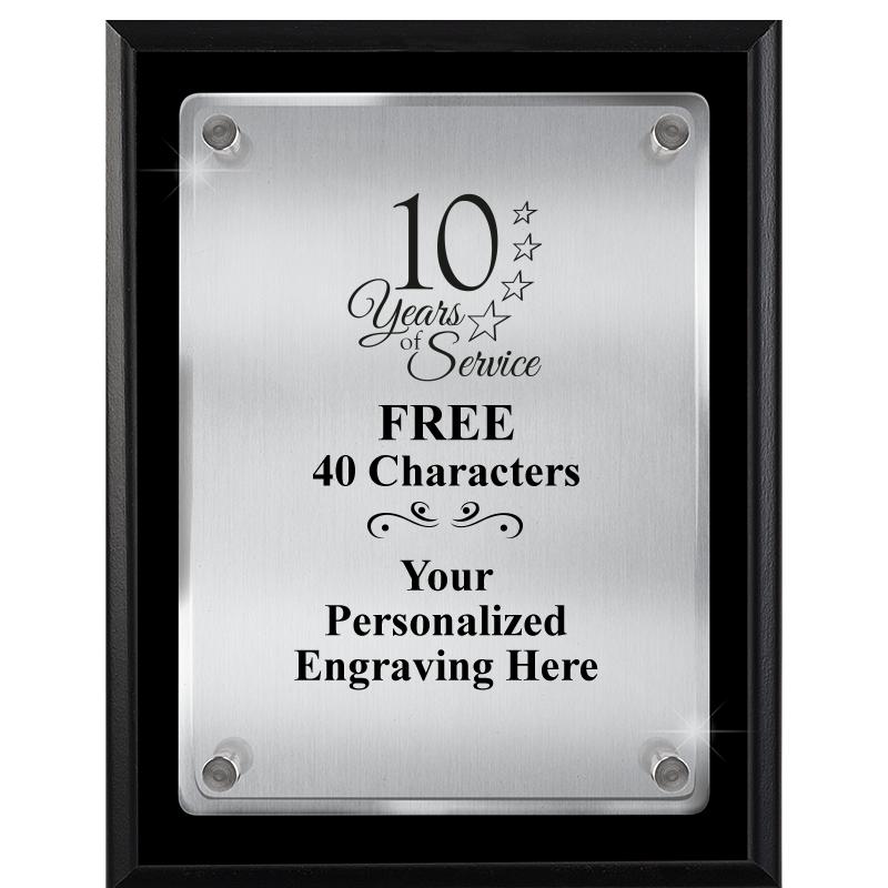 7" X 9" FLOATING ACRYLIC PLQ