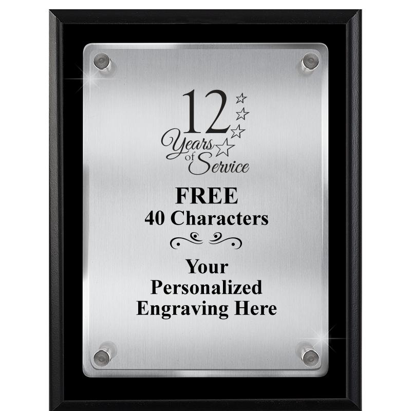 7" X 9" FLOATING ACRYLIC PLQ