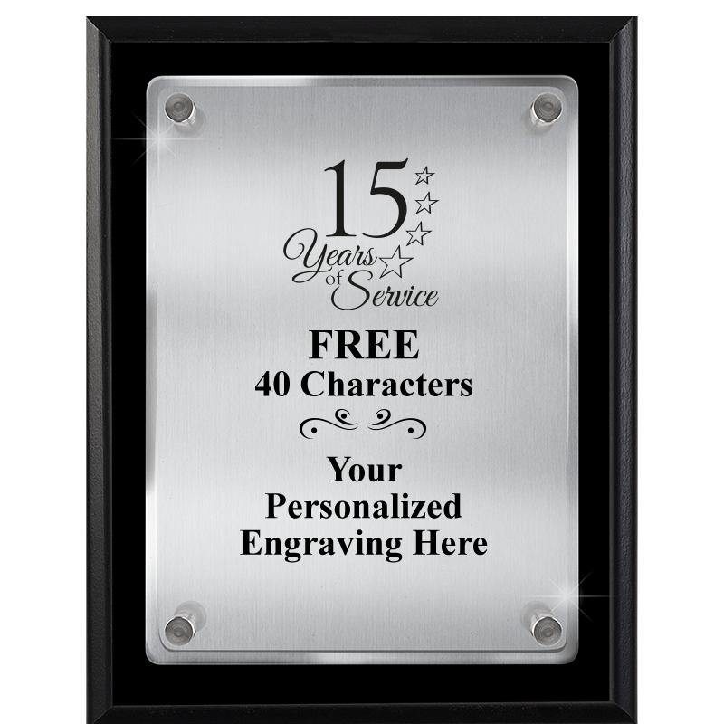 7" X 9" FLOATING ACRYLIC PLQ