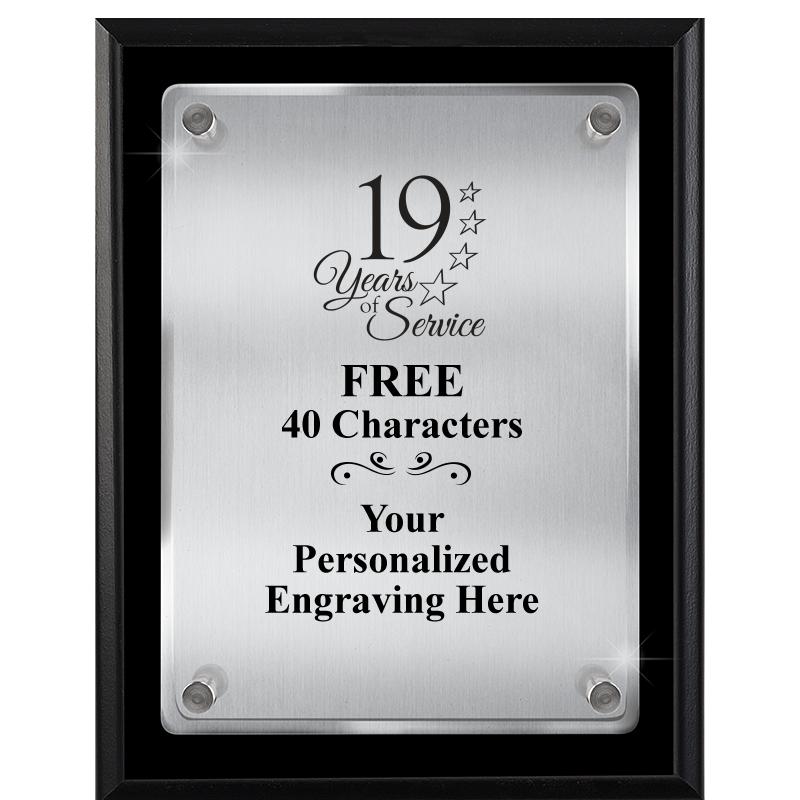 7" X 9" FLOATING ACRYLIC PLQ