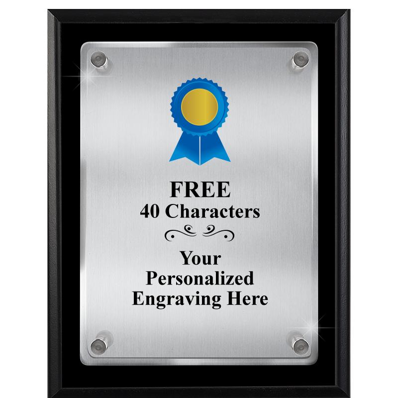 7" X 9" FLOATING ACRYLIC PLQ