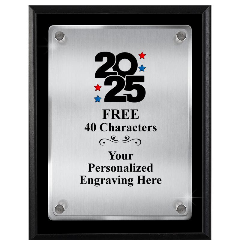 7" X 9" FLOATING ACRYLIC PLQ