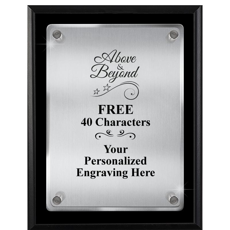 7" X 9" FLOATING ACRYLIC PLQ