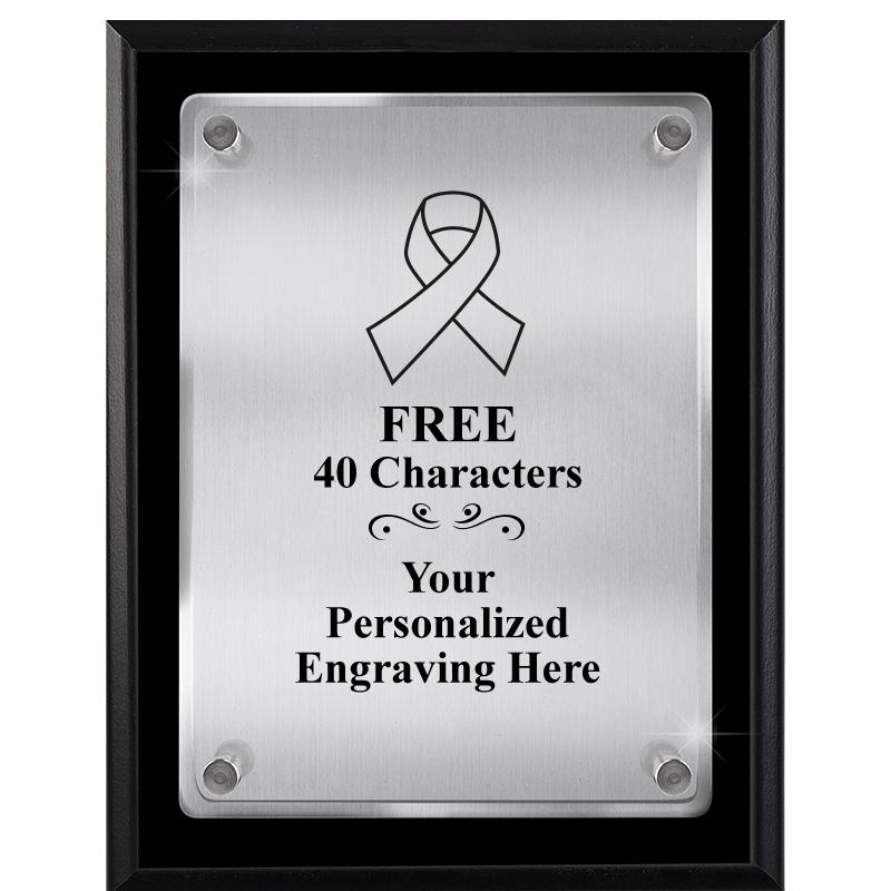 7" X 9" FLOATING ACRYLIC PLQ