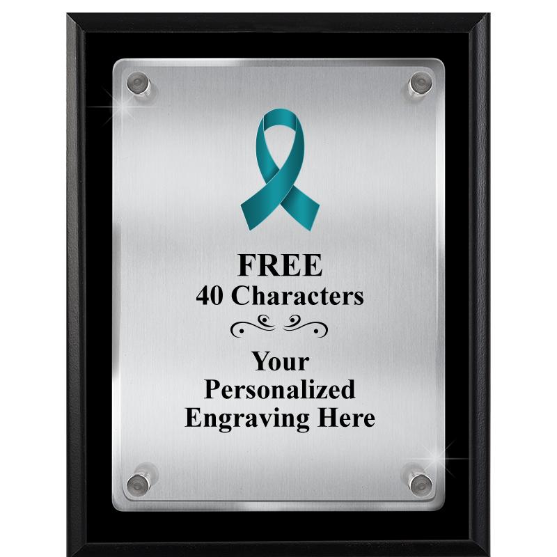 7" X 9" FLOATING ACRYLIC PLQ