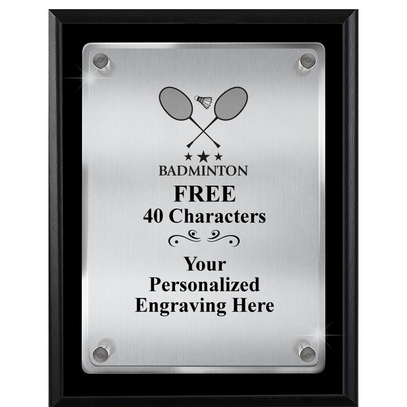 7&quot; X 9&quot; FLOATING ACRYLIC PLQ