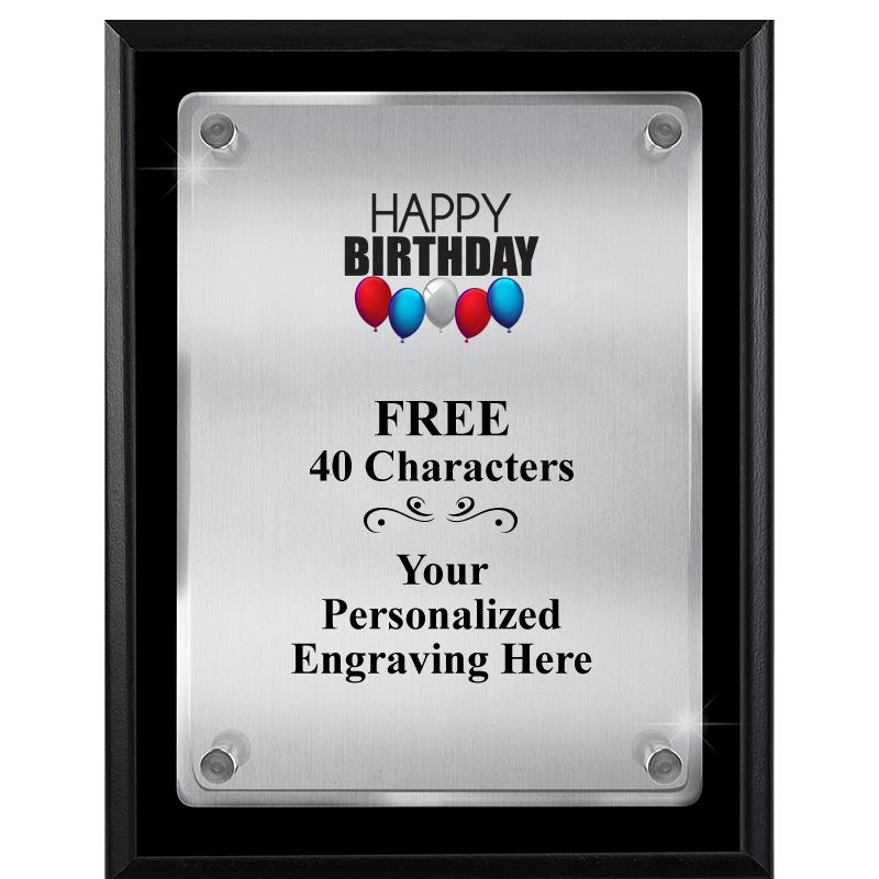 7" X 9" FLOATING ACRYLIC PLQ