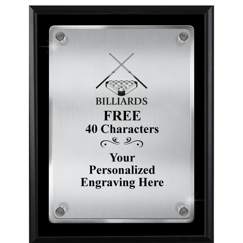 7" X 9" FLOATING ACRYLIC PLQ