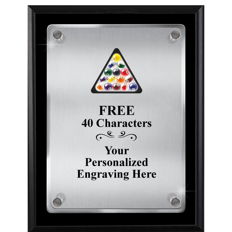 7" X 9" FLOATING ACRYLIC PLQ