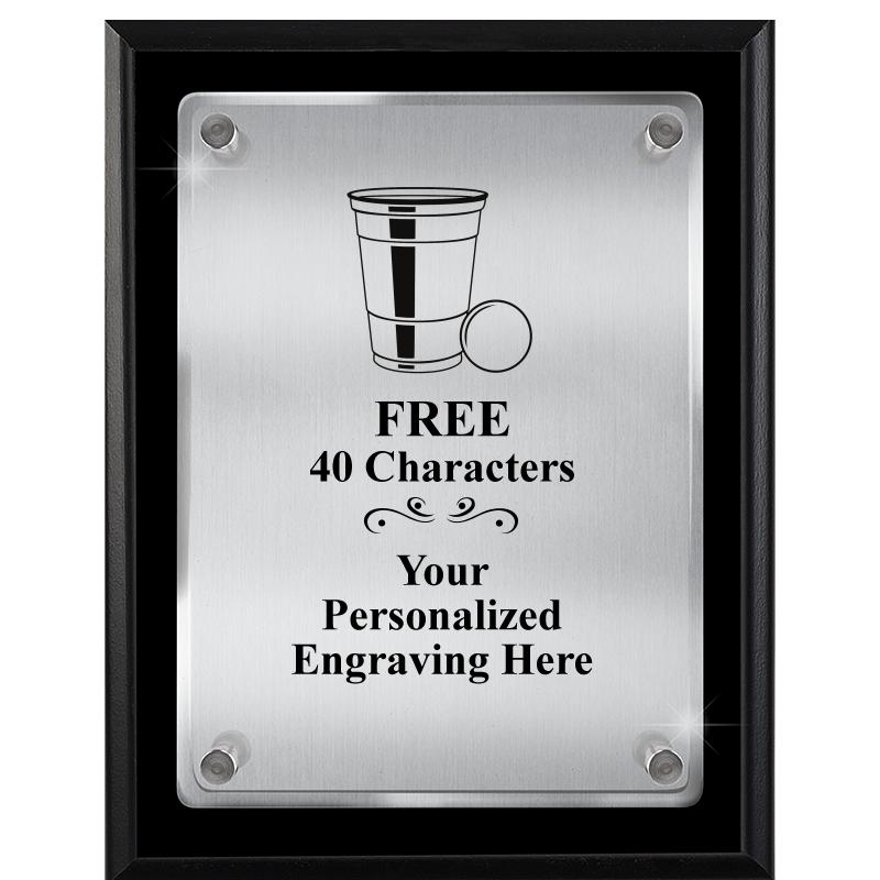 7" X 9" FLOATING ACRYLIC PLQ