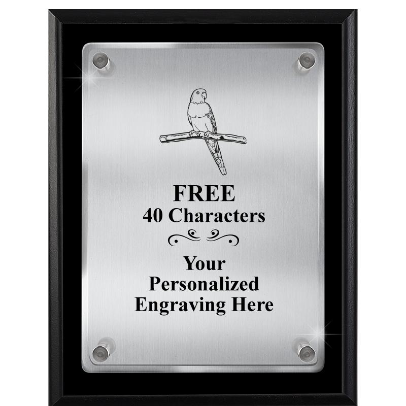 7" X 9" FLOATING ACRYLIC PLQ