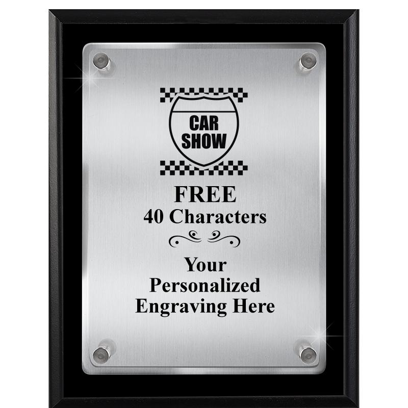 7" X 9" FLOATING ACRYLIC PLQ