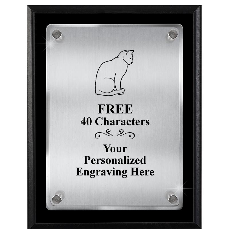 7" X 9" FLOATING ACRYLIC PLQ