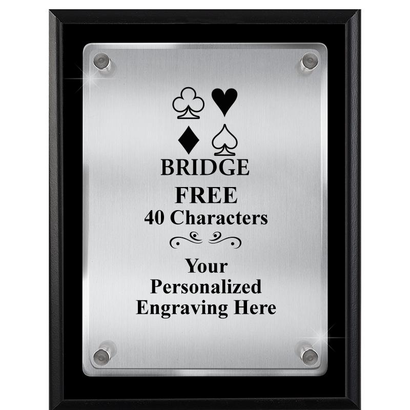 7" X 9" FLOATING ACRYLIC PLQ