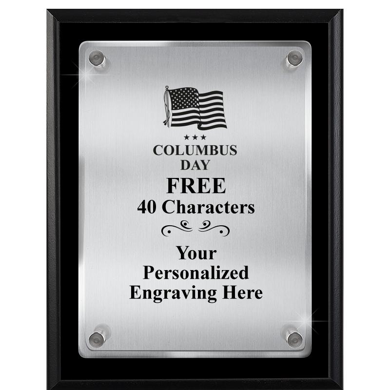 7" X 9" FLOATING ACRYLIC PLQ