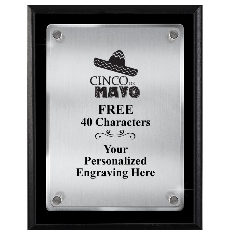 7" X 9" FLOATING ACRYLIC PLQ