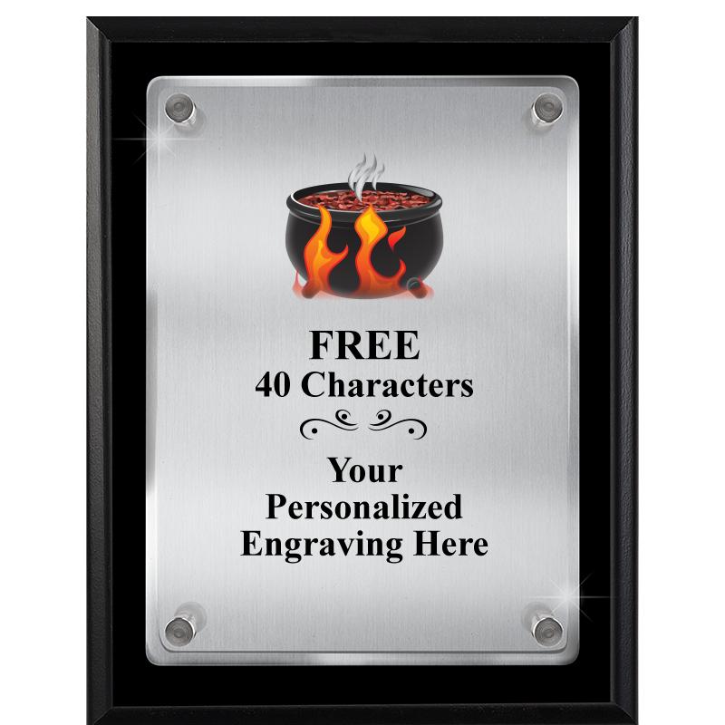 7" X 9" FLOATING ACRYLIC PLQ