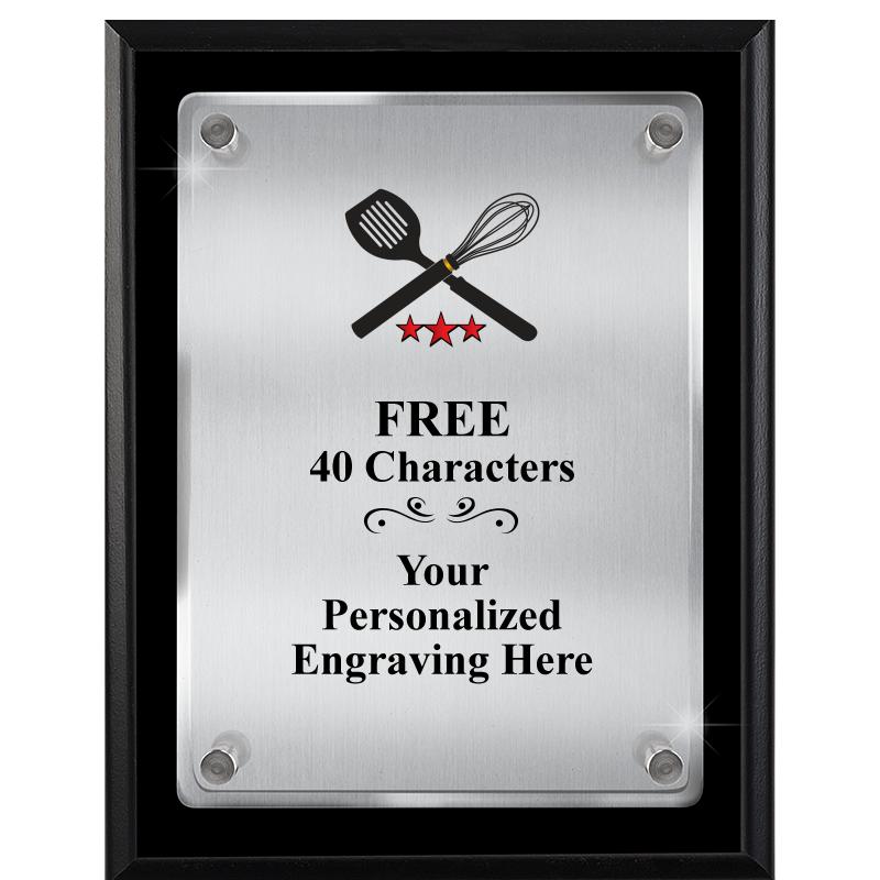 7" X 9" FLOATING ACRYLIC PLQ