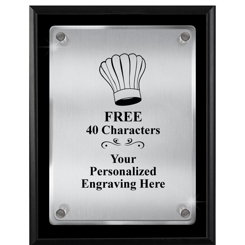 7" X 9" FLOATING ACRYLIC PLQ