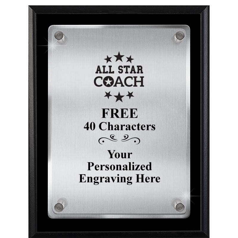 7" X 9" FLOATING ACRYLIC PLQ