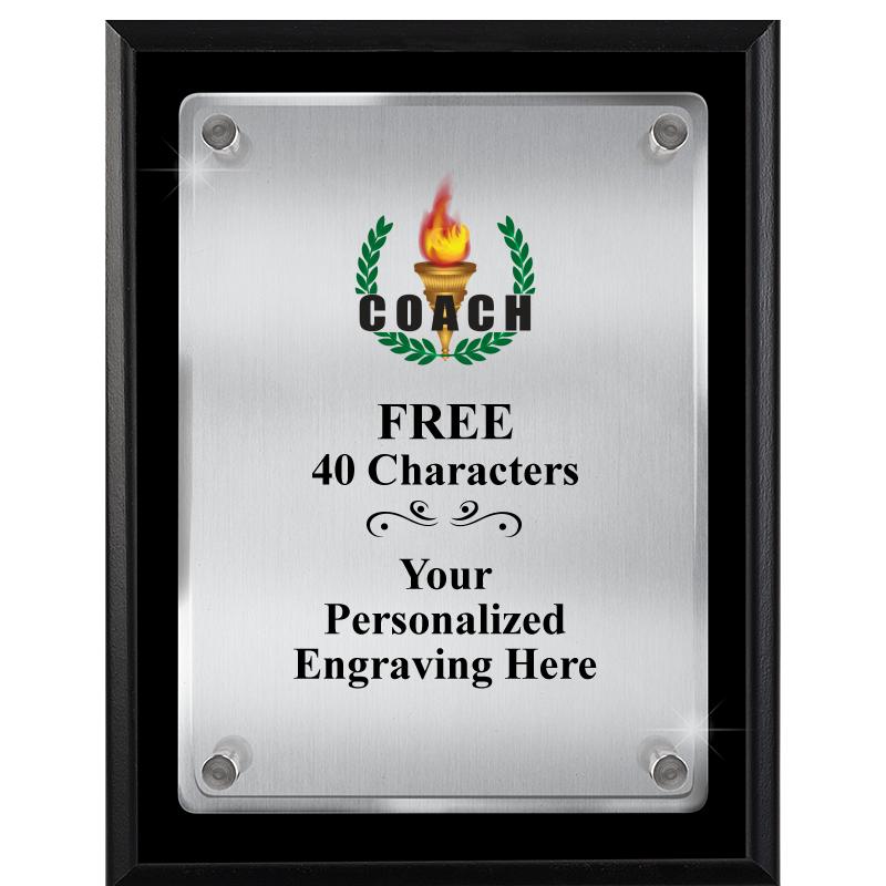 7" X 9" FLOATING ACRYLIC PLQ