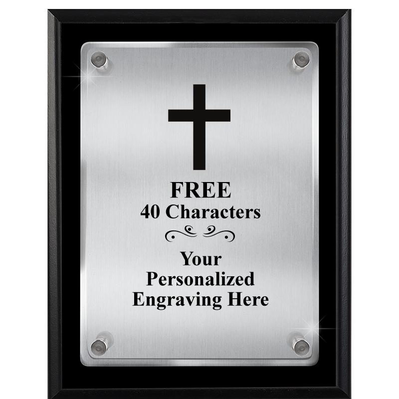 7" X 9" FLOATING ACRYLIC PLQ