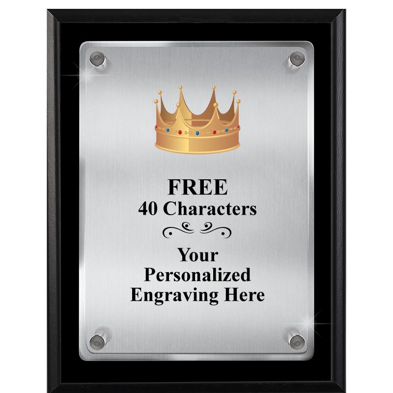 7" X 9" FLOATING ACRYLIC PLQ