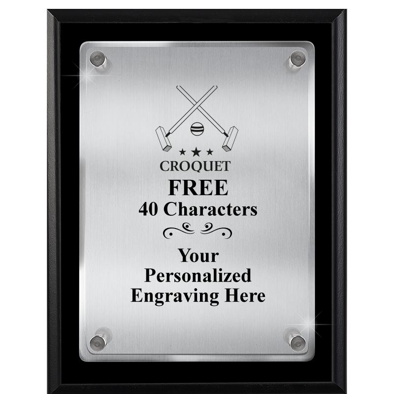 7" X 9" FLOATING ACRYLIC PLQ