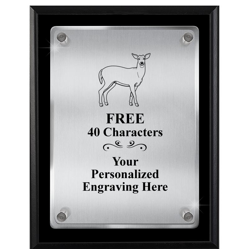 7" X 9" FLOATING ACRYLIC PLQ