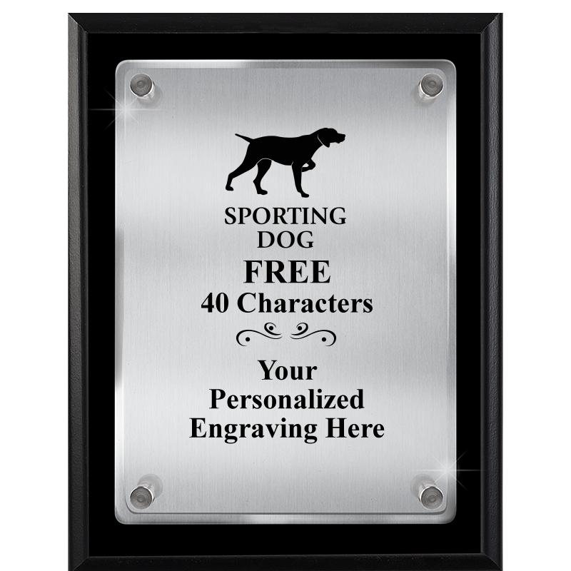 7" X 9" FLOATING ACRYLIC PLQ