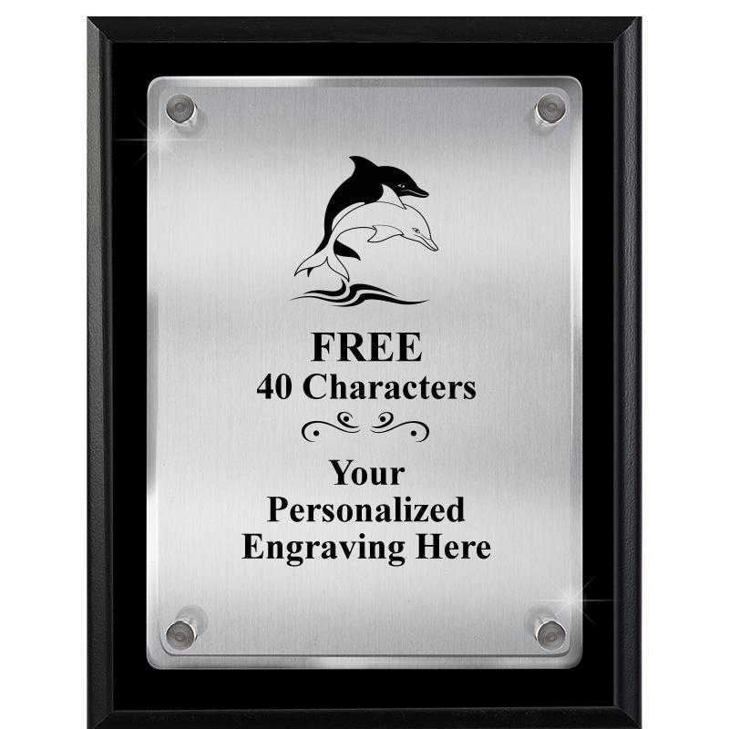 7" X 9" FLOATING ACRYLIC PLQ