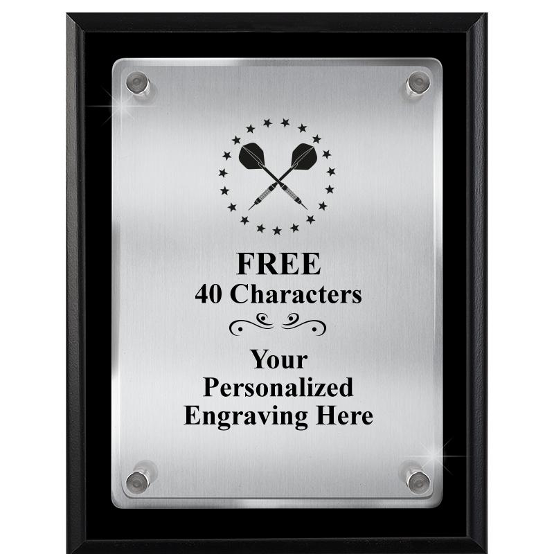 7" X 9" FLOATING ACRYLIC PLQ