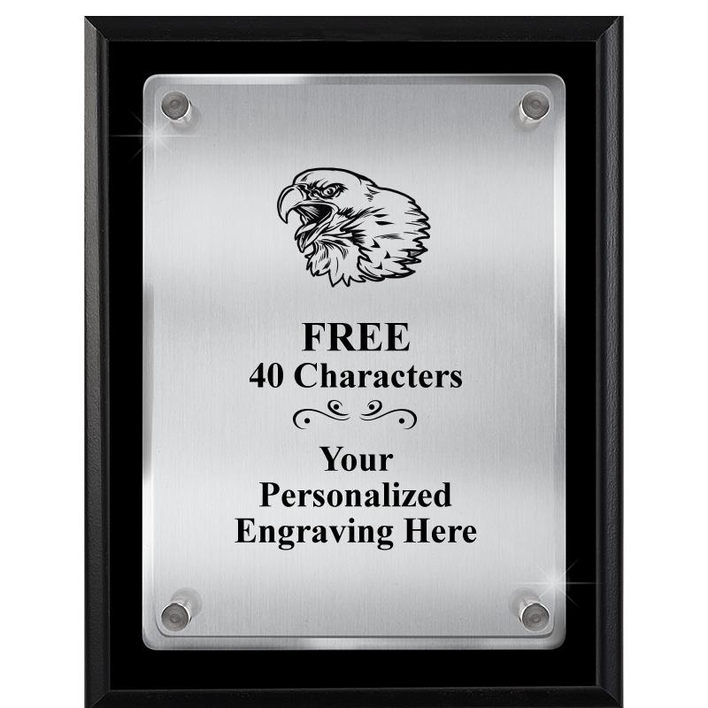 7" X 9" FLOATING ACRYLIC PLQ