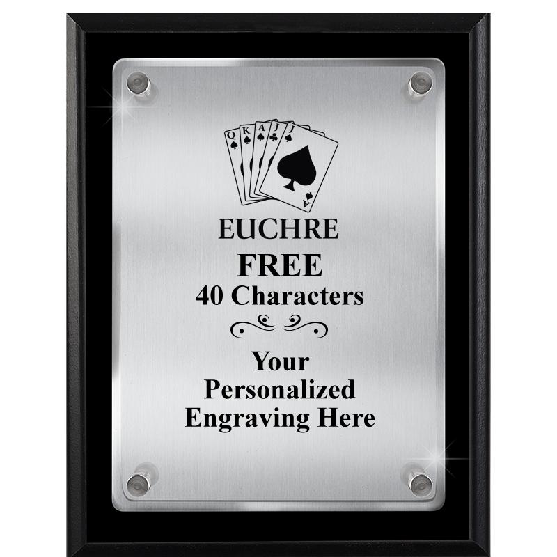 7" X 9" FLOATING ACRYLIC PLQ