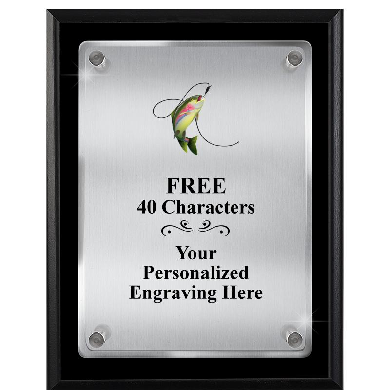 7" X 9" FLOATING ACRYLIC PLQ