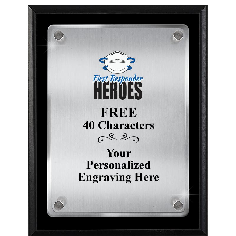 7" X 9" FLOATING ACRYLIC PLQ