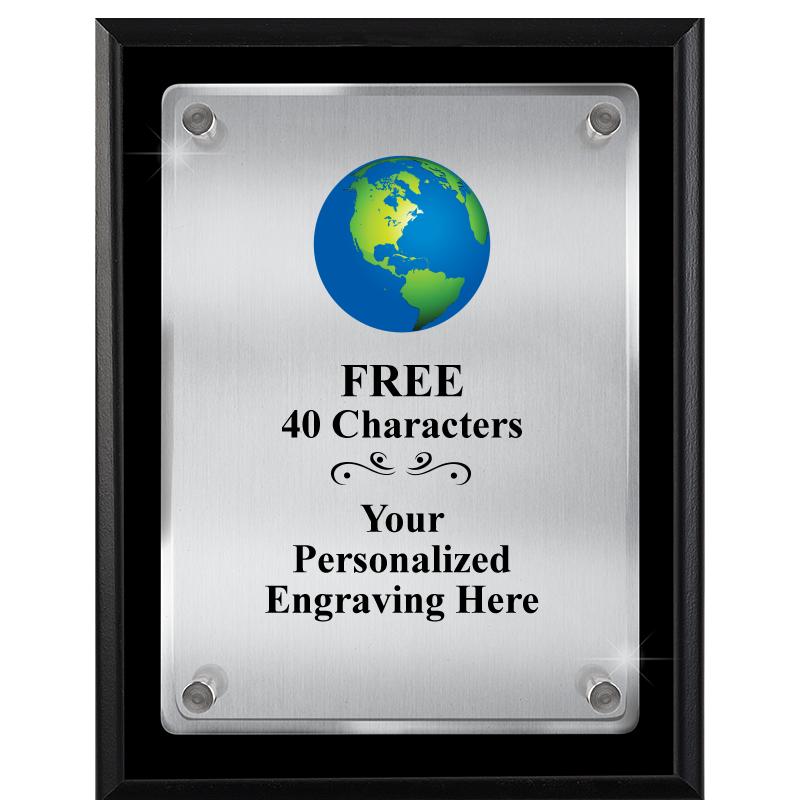 7" X 9" FLOATING ACRYLIC PLQ