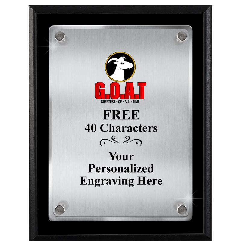 7" X 9" FLOATING ACRYLIC PLQ